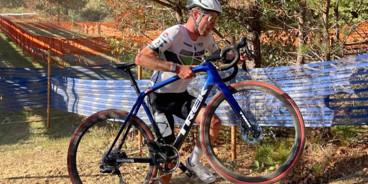 Eric Brunner running, literally, towards third elite men’s US cyclocross title and better grid position at European races