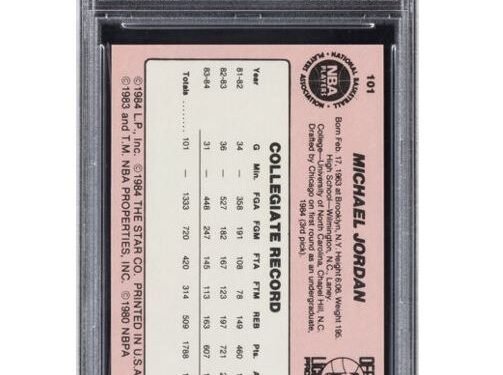 Michael Jordan Rookie Card Expected To Sell For $400K At Auction