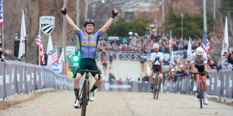 US Cyclocross Nationals: Andrew Strohmeyer wins first elite men’s title in three-rider sprint