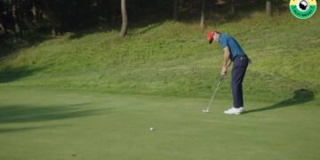 Use this trick to get used to the speed of new greens