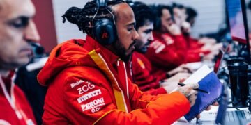 Hamilton crashes Ferrari on second day of testing at Barcelona