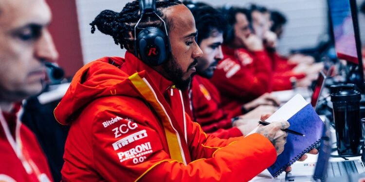 Hamilton crashes Ferrari on second day of testing at Barcelona