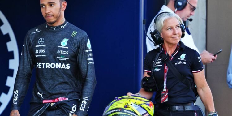 Hamilton reunites with physio Angela Cullen for Ferrari journey