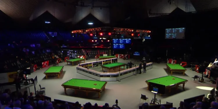 Mark Allen reacts to German Masters exit