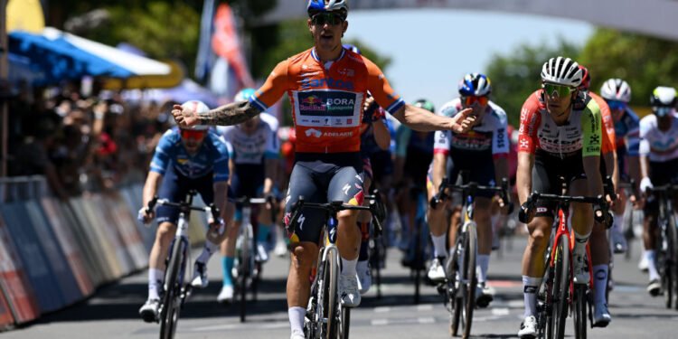 ‘My legs were screaming’ – Patience pays off for Sam Welsford with second consecutive win at Tour Down Under