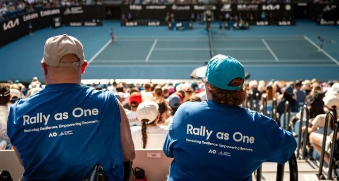 Supporting bushfire-affected communities at the Australian Open | 13 January, 2025 | All News | News and Features | News and Events