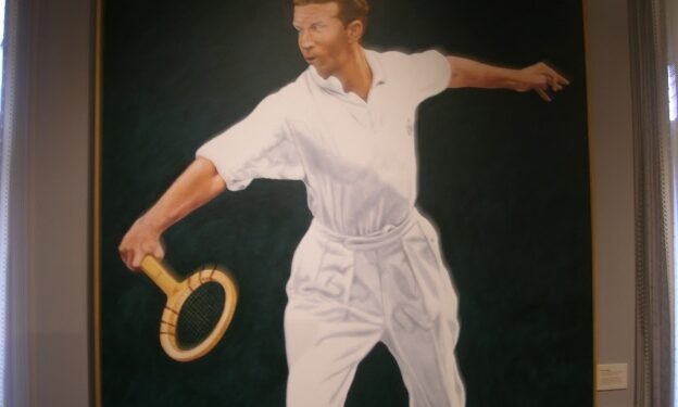 The Story Behind Don Budge Painting That Hangs in Hall of Fame