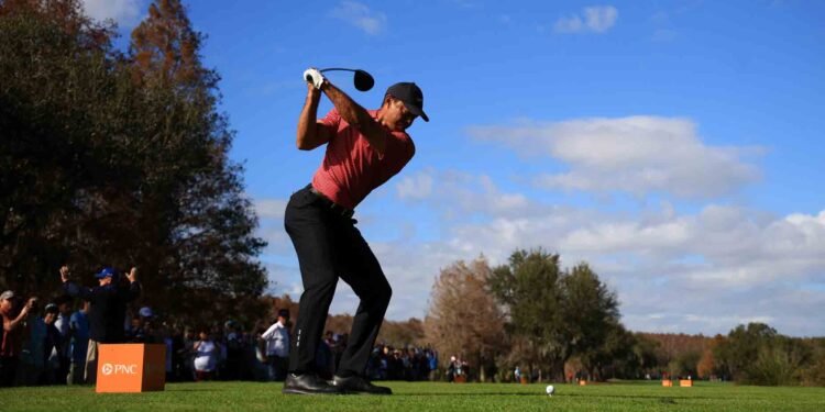 Tiger Woods’ under-pressure tee-shot move? It stuns a YouTube star