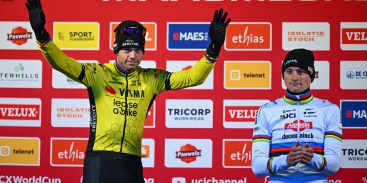 Wout Van Aert makes surprise decision to challenge Mathieu van der Poel at cyclocross World Championships