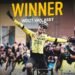 Wout van Aert makes victory gesture for son as he carries momentum into World Cup debut in Dendermonde
