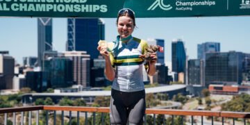 ‘They had every bit of faith in me’ – Perfect start for Lucinda Stewart as she launches into cycling career with Australian titles
