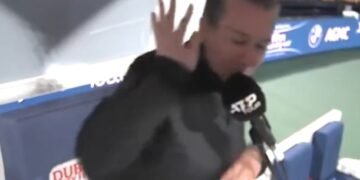 Chair Umpire Ducks Wild Return