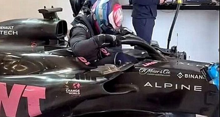 Colapinto gets first on-track outing with Alpine