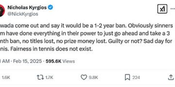 Frustrated Nick Kyrgios Calls Sinner Ban A “Sad Day For Tennis”