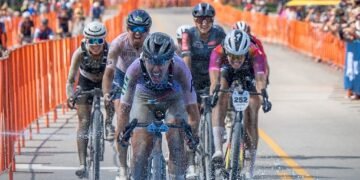 Geerike Schreurs back on gravel podium in 2025 debut but more ‘anxious’ for first road race in 11 years