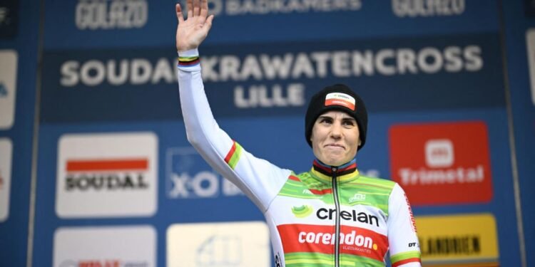 Mathieu van der Poel, Marianne Vos honour Sanne Cant in retirement music video