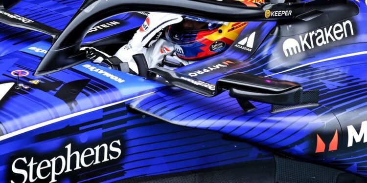 Williams hits the track with FW47