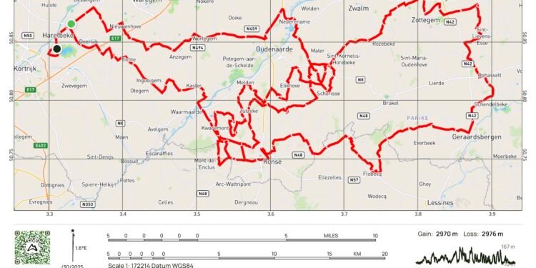 E3 Saxo Classic 2025 route