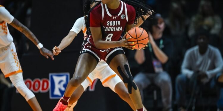 NCAAW: Joyce Edwards of South Carolina is ready for the NCAA Tournament