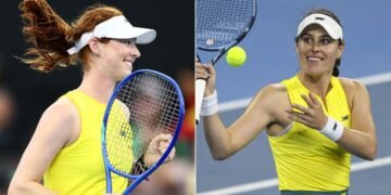 Joint, Birrell score maiden BJK Cup wins as Australia beats Colombia | 12 April, 2025 | All News | News and Features | News and Events