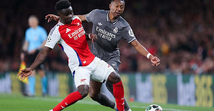 Real Madrid defender ruled out of quarter-final second leg against Arsenal